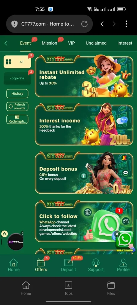 CT777 Game Bonuses 2026